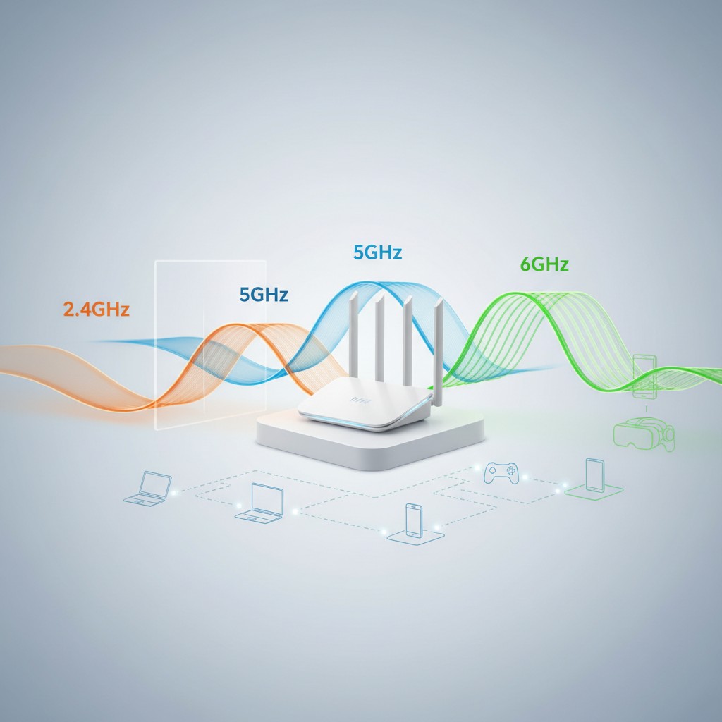 2,4 GHz vs 5 GHz vs 6 GHz : quelle bande WiFi choisir en 2026 ?