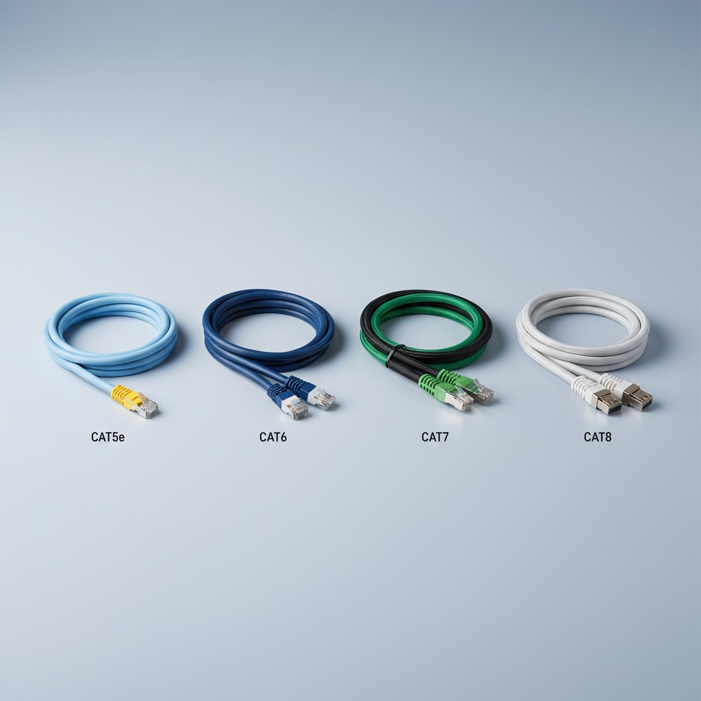 Câble Ethernet Cat 5e, Cat 6, Cat 7 ou Cat 8 : Lequel Choisir pour Votre Réseau ?